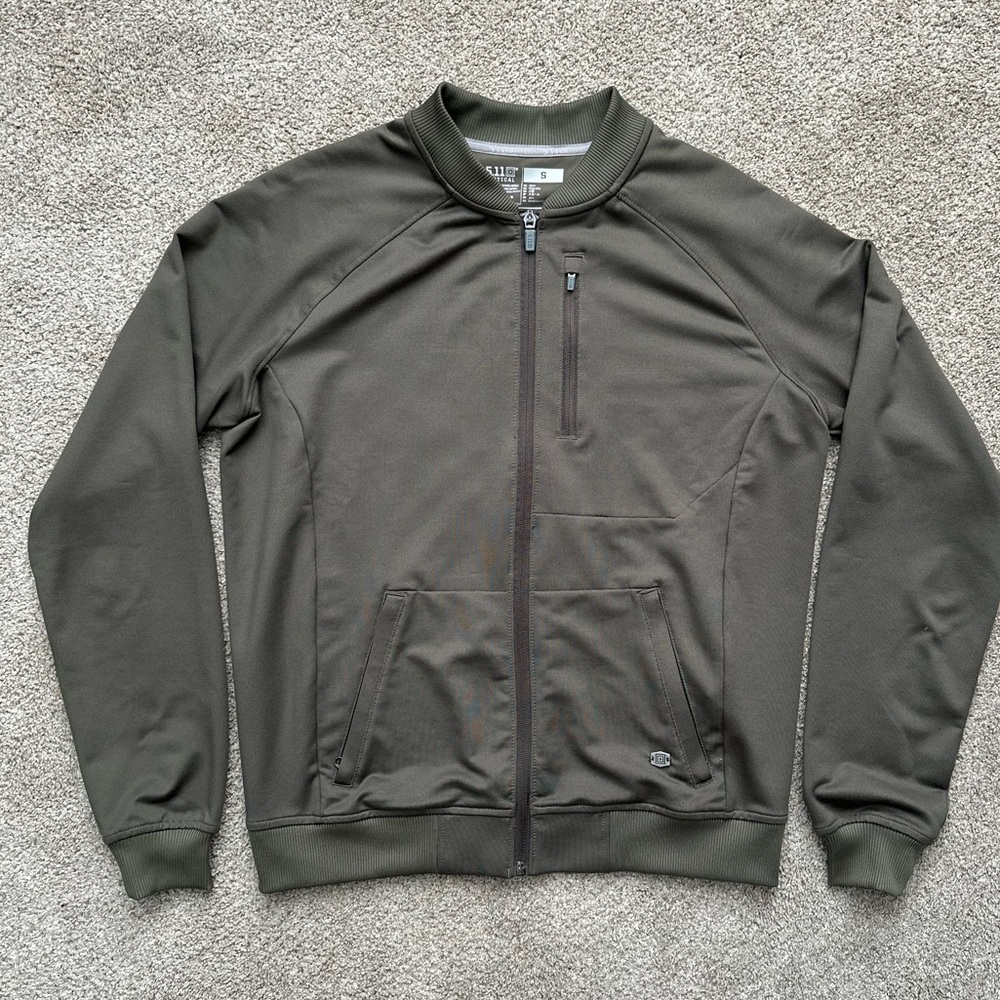5.11 Tactical Women’s Dark Sage Green Zip-Up Bomber